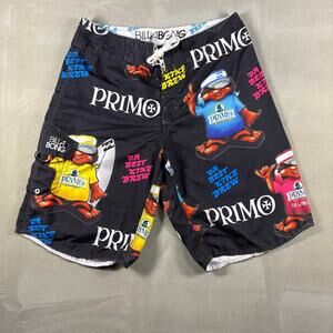 Billabong Primo Beer Board Shorts Mens 34 Hawaii Surf Swim Trunks Black